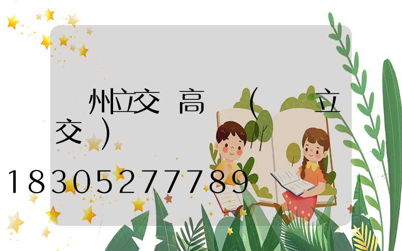 廣州立交橋高桿燈(廣東立交橋)