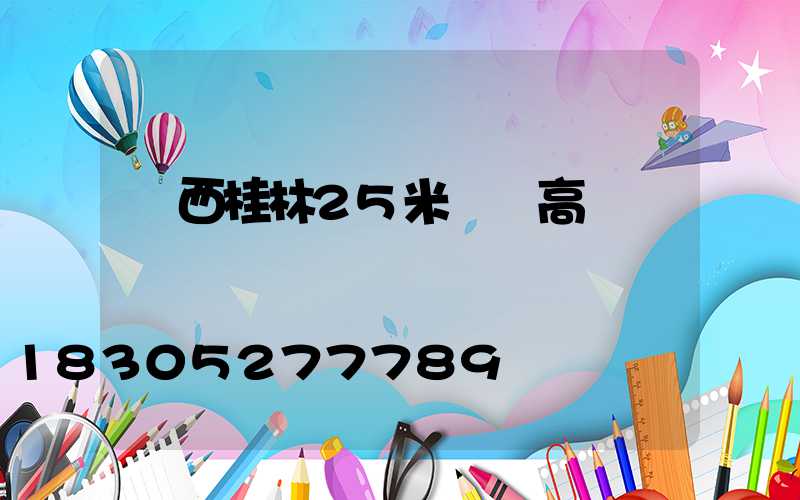 廣西桂林25米廣場高桿燈