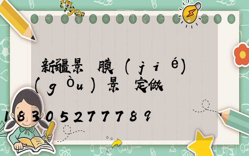 新疆景點膜結(jié)構(gòu)景觀定做