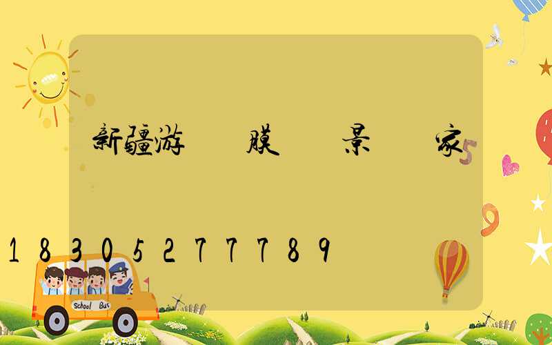 新疆游樂園膜結構景觀廠家