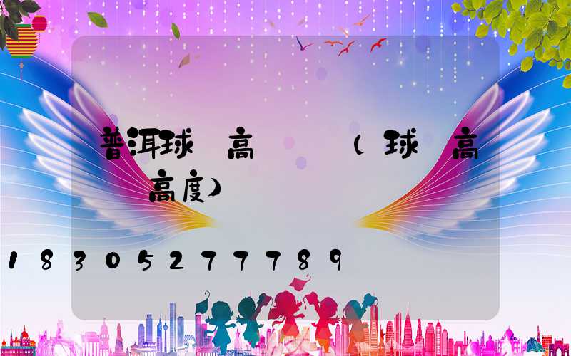 普洱球場高桿燈廠(球場高桿燈高度)