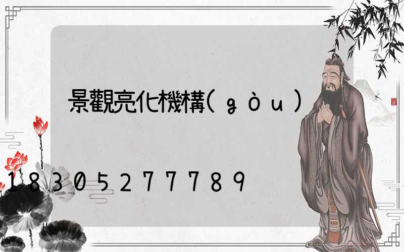 景觀亮化機構(gòu)