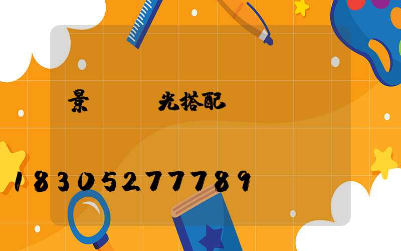 景觀樹燈光搭配