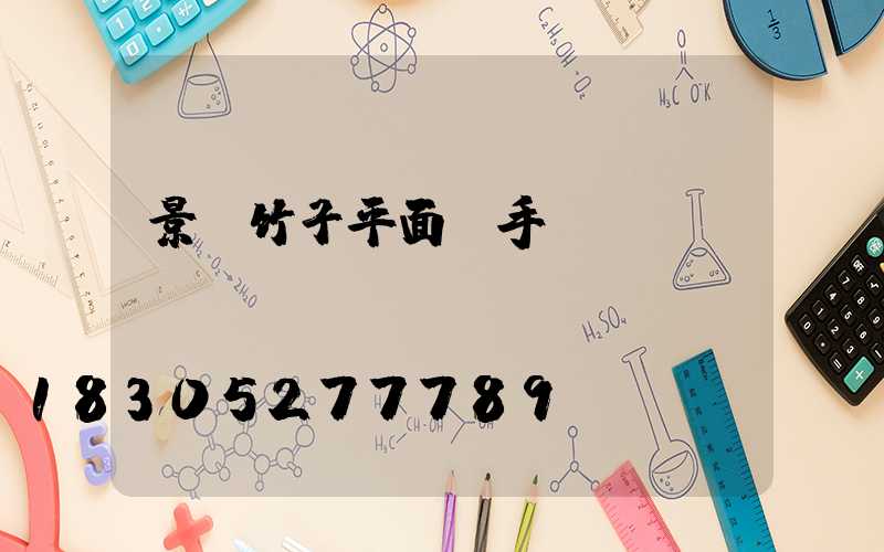 景觀竹子平面圖手繪