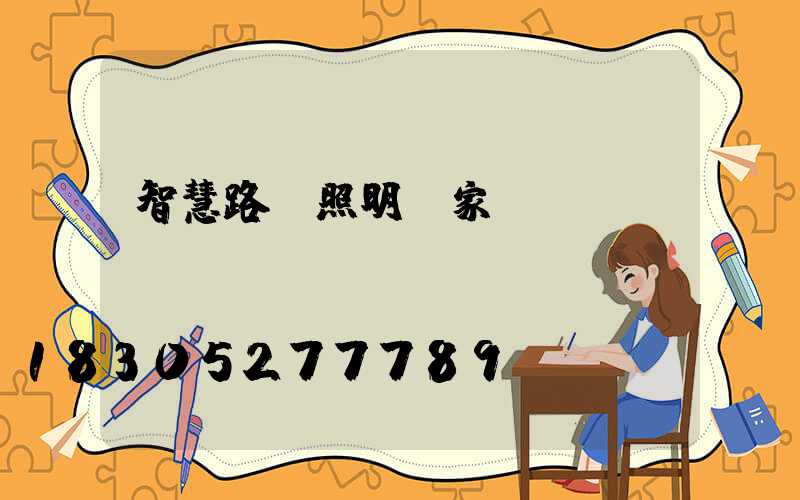 智慧路燈照明廠家