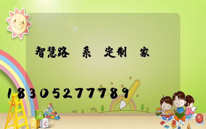 智慧路燈系統定制廠家
