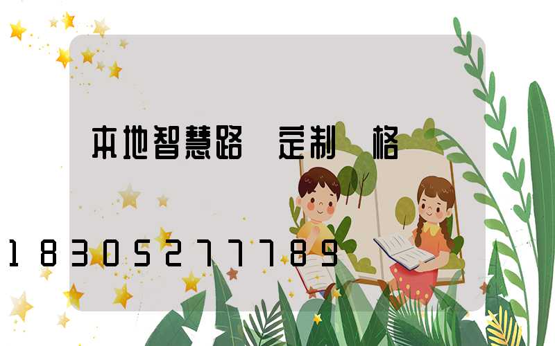 本地智慧路燈定制價格