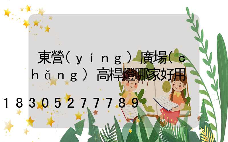 東營(yíng)廣場(chǎng)高桿燈哪家好用