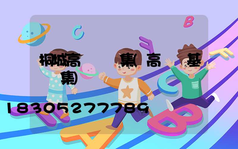 桐城高桿燈圖集(高桿燈基礎圖集)