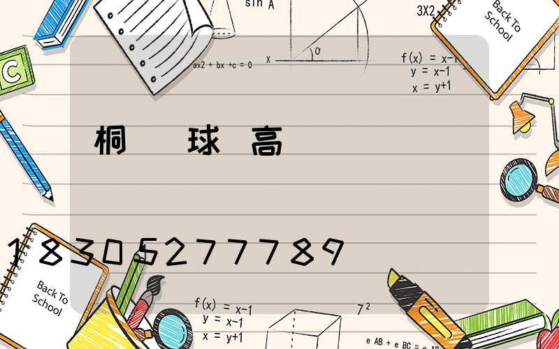 桐廬縣球場高桿燈