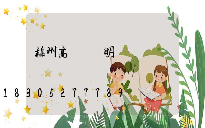 梅州高桿燈說明