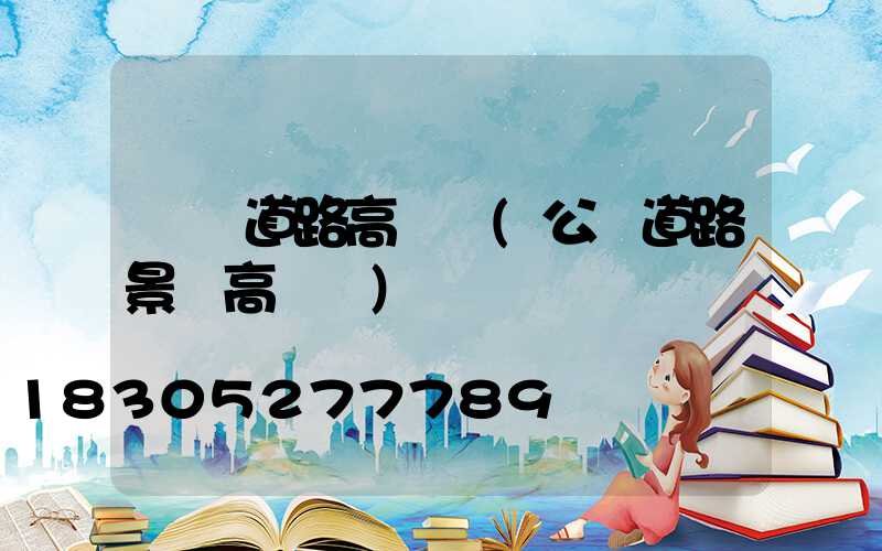 棗陽道路高桿燈(公園道路景觀高桿燈)