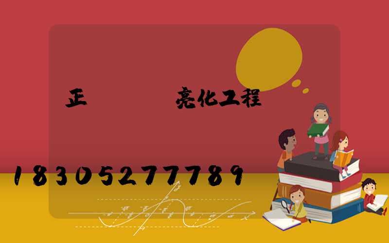 正規led亮化工程