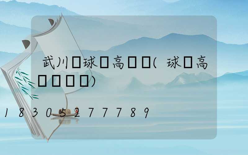 武川縣球場高桿燈(球場高桿燈參數)