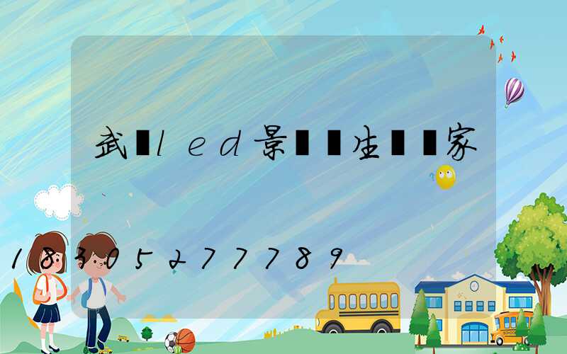 武漢led景觀燈生產廠家