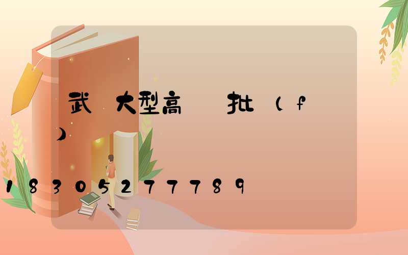 武漢大型高桿燈批發(fā)