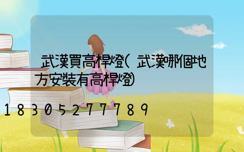 武漢買高桿燈(武漢哪個地方安裝有高桿燈)