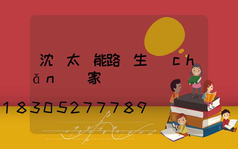 沈陽太陽能路燈生產(chǎn)廠家