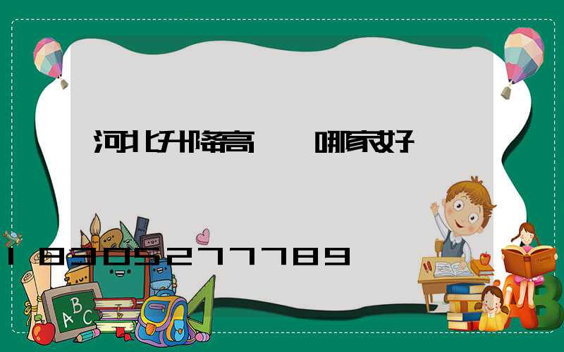 河北升降高桿燈哪家好