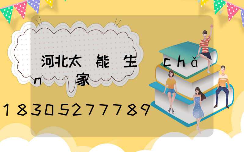 河北太陽能燈生產(chǎn)廠家