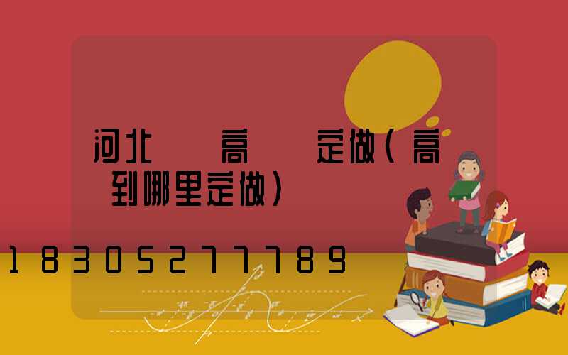河北廣場高桿燈定做(高桿燈到哪里定做)