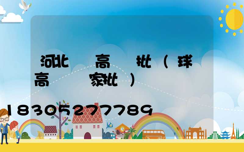 河北機場高桿燈批發(球場高桿燈廠家批發)