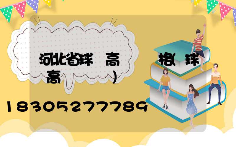 河北省球場高桿燈價格(球場高桿燈參數)