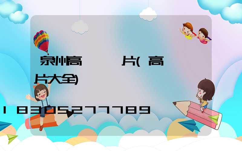 泉州高桿燈圖片(高桿燈圖片大全)