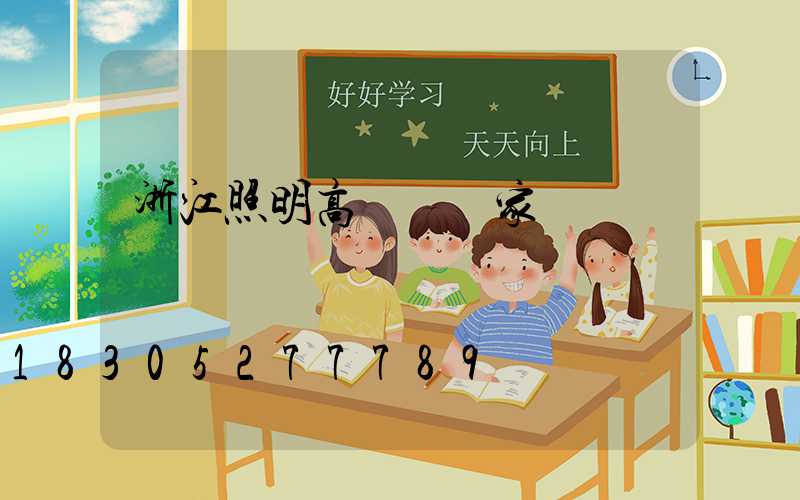 浙江照明高桿燈廠家