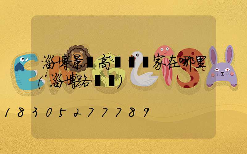 淄博景觀高桿燈廠家在哪里(淄博路燈廠)