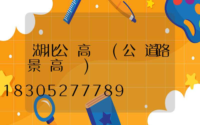 湖北公園高桿燈(公園道路景觀高桿燈)