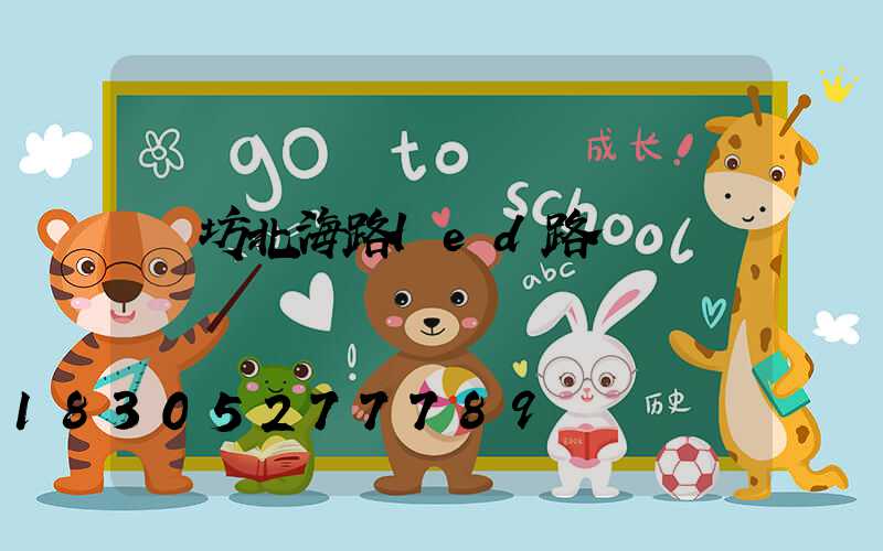 濰坊北海路led路燈