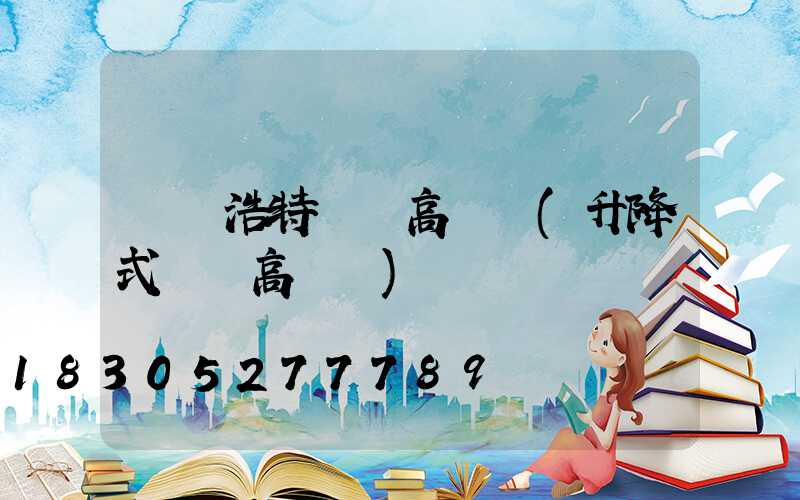 烏蘭浩特圓盤高桿燈(升降式圓盤高桿燈)