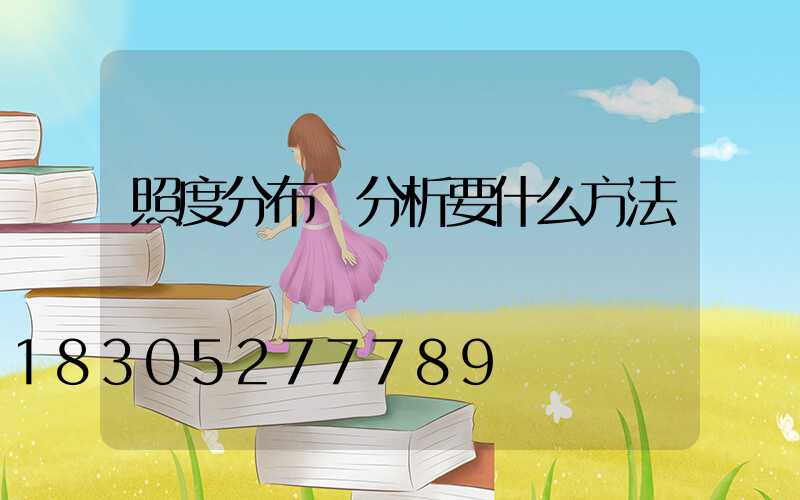 照度分布圖分析要什么方法