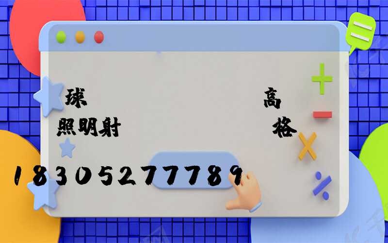 球場(chǎng)高桿燈照明射燈價(jià)格