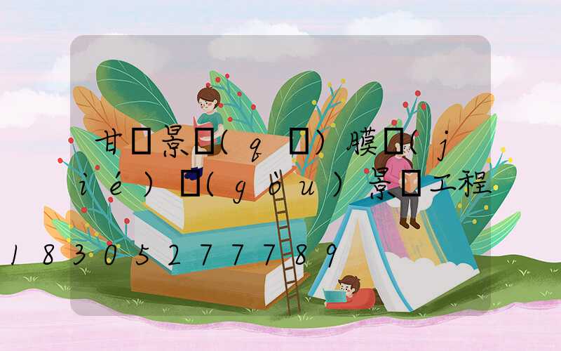 甘肅景區(qū)膜結(jié)構(gòu)景觀工程