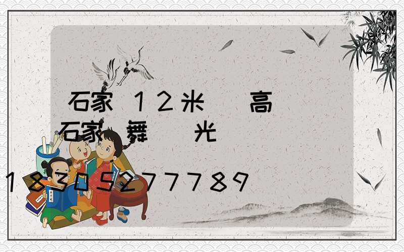 石家莊12米廣場高桿燈(石家莊舞臺燈光)