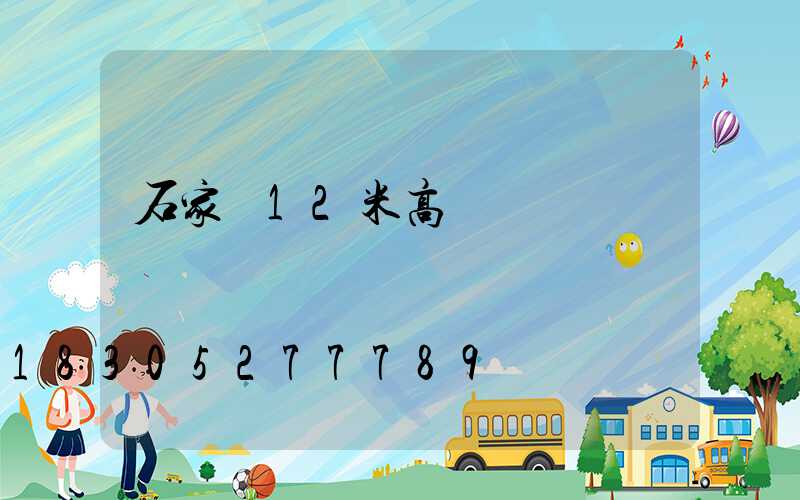 石家莊12米高桿燈