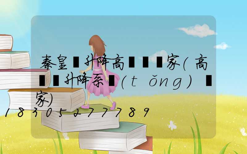 秦皇島升降高桿燈廠家(高桿燈升降系統(tǒng)廠家)