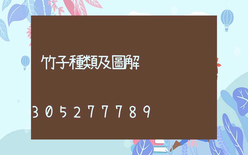 竹子種類及圖解