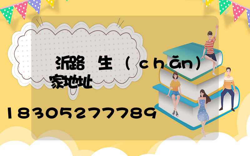 臨沂路燈生產(chǎn)廠家地址