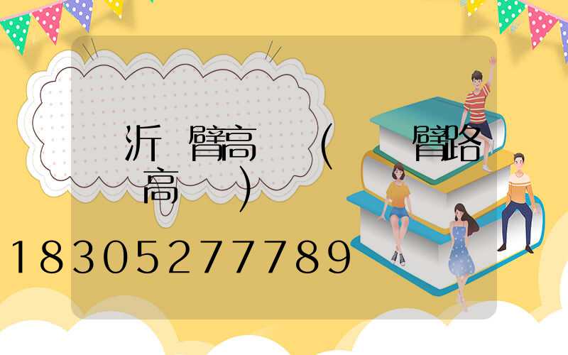 臨沂雙臂高桿燈(單雙臂路燈桿高桿燈)