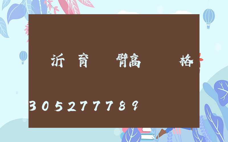 臨沂體育館雙臂高桿燈價格