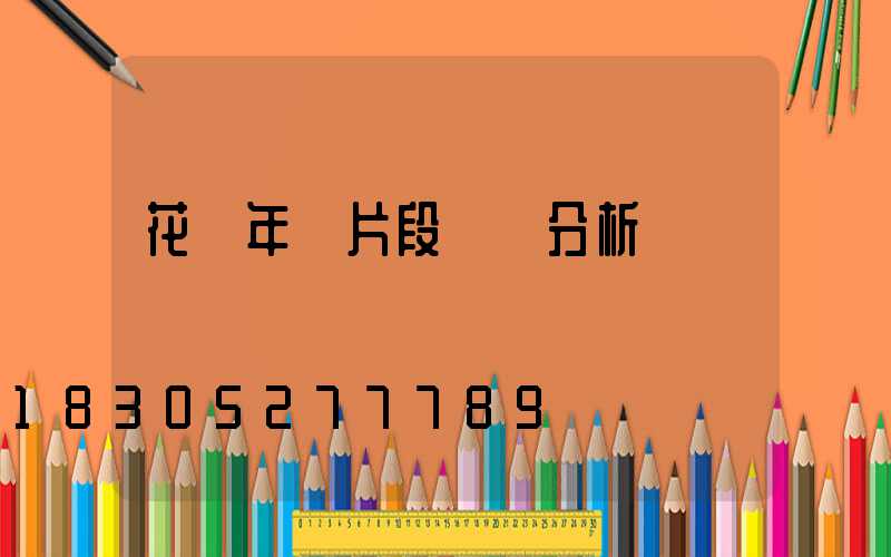 花樣年華片段鏡頭分析圖