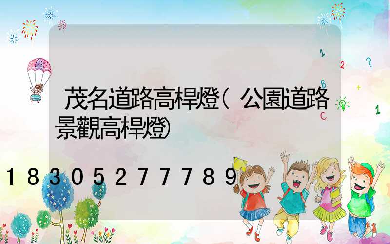 茂名道路高桿燈(公園道路景觀高桿燈)