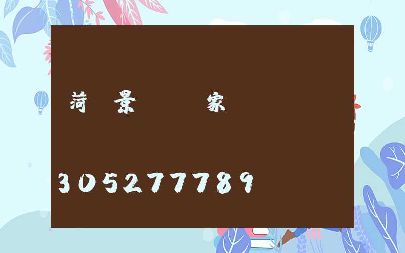 菏澤景觀燈廠家