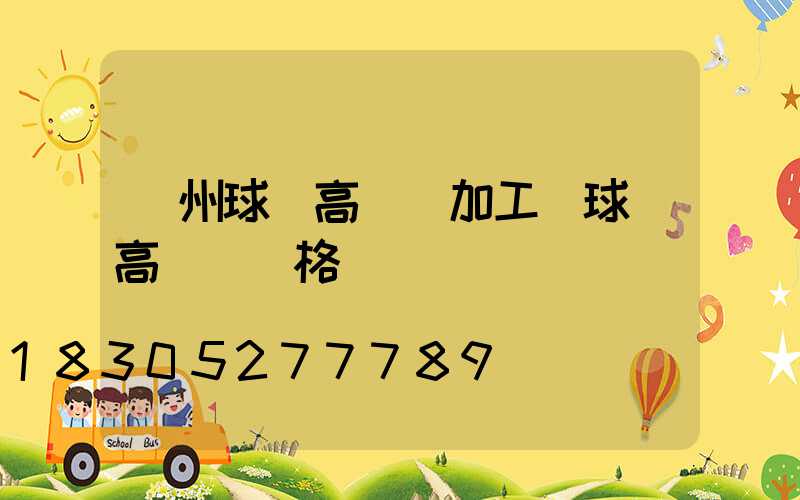 蘭州球場高桿燈加工(球場高桿燈價格)