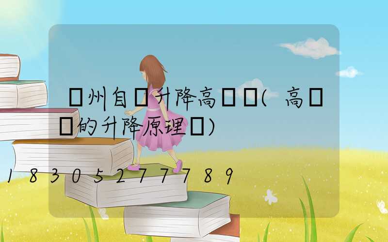 蘭州自動升降高桿燈(高桿燈的升降原理圖)