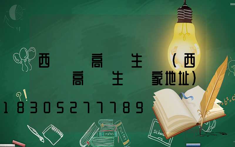 西寧廣場高桿燈生產廠(西寧廣場高桿燈生產廠家地址)