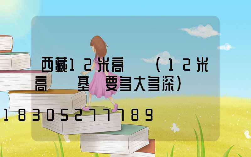 西藏12米高桿燈(12米高桿燈基礎要多大多深)